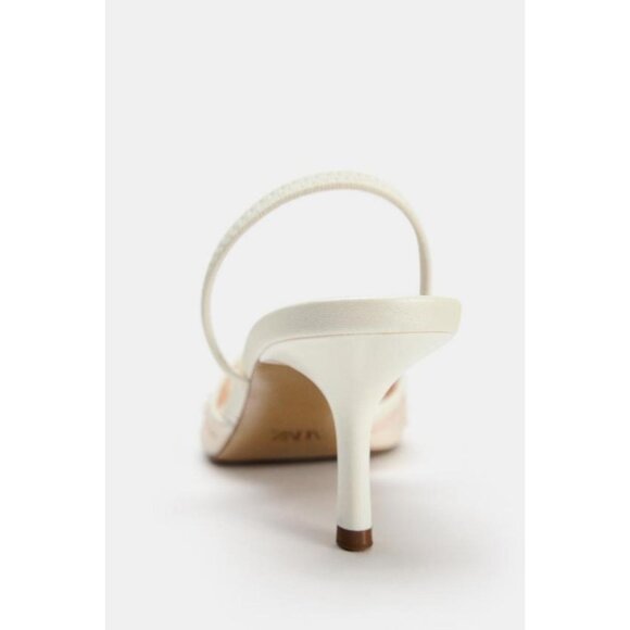 ZARA EMBROIDERED MESH SLINGBACKS - Picture 6 of 6